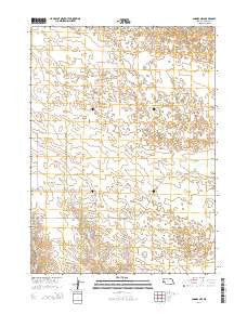 Angora NW Nebraska Current topographic map, 1:24000 scale, 7.5 X 7.5 Minute, Year 2014