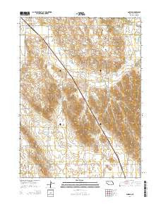 Anselmo Nebraska Current topographic map, 1:24000 scale, 7.5 X 7.5 Minute, Year 2014