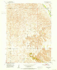 Anselmo NE Nebraska Historical topographic map, 1:24000 scale, 7.5 X 7.5 Minute, Year 1951