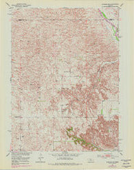 Anselmo NE Nebraska Historical topographic map, 1:24000 scale, 7.5 X 7.5 Minute, Year 1951