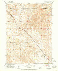 Anselmo NW Nebraska Historical topographic map, 1:24000 scale, 7.5 X 7.5 Minute, Year 1951