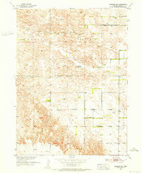 Anselmo SW Nebraska Historical topographic map, 1:24000 scale, 7.5 X 7.5 Minute, Year 1951