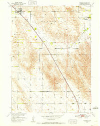 Anselmo Nebraska Historical topographic map, 1:24000 scale, 7.5 X 7.5 Minute, Year 1951