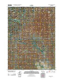 Anselmo NW Nebraska Historical topographic map, 1:24000 scale, 7.5 X 7.5 Minute, Year 2011