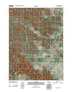 Anselmo SW Nebraska Historical topographic map, 1:24000 scale, 7.5 X 7.5 Minute, Year 2011