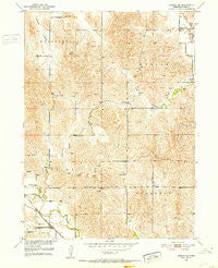 Ansley SE Nebraska Historical topographic map, 1:24000 scale, 7.5 X 7.5 Minute, Year 1951