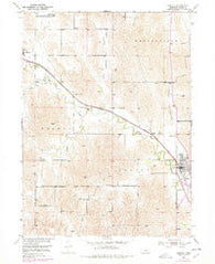 Ansley Nebraska Historical topographic map, 1:24000 scale, 7.5 X 7.5 Minute, Year 1951