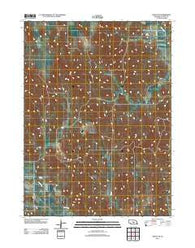 Ansley SE Nebraska Historical topographic map, 1:24000 scale, 7.5 X 7.5 Minute, Year 2011