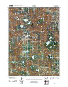 Antioch Nebraska Historical topographic map, 1:24000 scale, 7.5 X 7.5 Minute, Year 2011