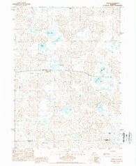 Antioch Nebraska Historical topographic map, 1:24000 scale, 7.5 X 7.5 Minute, Year 1989