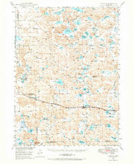 Antioch Nebraska Historical topographic map, 1:62500 scale, 15 X 15 Minute, Year 1948