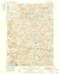 Antioch Nebraska Historical topographic map, 1:62500 scale, 15 X 15 Minute, Year 1949