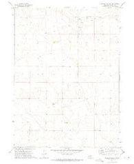 Applegate Ranch Nebraska Historical topographic map, 1:24000 scale, 7.5 X 7.5 Minute, Year 1972