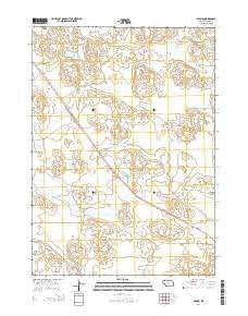Arabia Nebraska Current topographic map, 1:24000 scale, 7.5 X 7.5 Minute, Year 2014