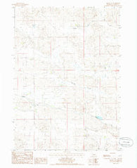 Arabia NW Nebraska Historical topographic map, 1:24000 scale, 7.5 X 7.5 Minute, Year 1985
