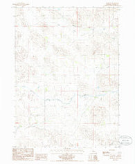 Arabia SE Nebraska Historical topographic map, 1:24000 scale, 7.5 X 7.5 Minute, Year 1985