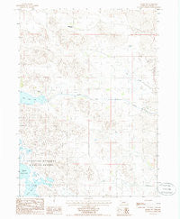 Arabia SW Nebraska Historical topographic map, 1:24000 scale, 7.5 X 7.5 Minute, Year 1985