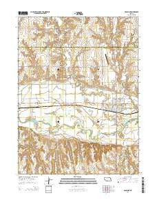 Arapahoe Nebraska Current topographic map, 1:24000 scale, 7.5 X 7.5 Minute, Year 2014