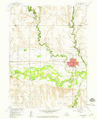 Arapahoe Nebraska Historical topographic map, 1:24000 scale, 7.5 X 7.5 Minute, Year 1958
