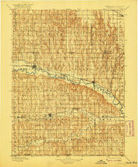Arapahoe Nebraska Historical topographic map, 1:125000 scale, 30 X 30 Minute, Year 1898