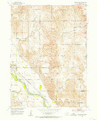 Arcadia East Nebraska Historical topographic map, 1:24000 scale, 7.5 X 7.5 Minute, Year 1951