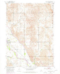 Arcadia East Nebraska Historical topographic map, 1:24000 scale, 7.5 X 7.5 Minute, Year 1951