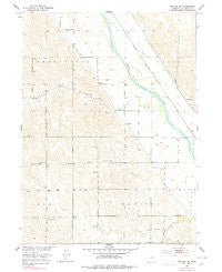 Arcadia SE Nebraska Historical topographic map, 1:24000 scale, 7.5 X 7.5 Minute, Year 1951