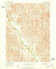 Arcadia SW Nebraska Historical topographic map, 1:24000 scale, 7.5 X 7.5 Minute, Year 1951