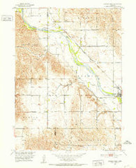 Arcadia West Nebraska Historical topographic map, 1:24000 scale, 7.5 X 7.5 Minute, Year 1951