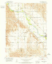Arcadia West Nebraska Historical topographic map, 1:24000 scale, 7.5 X 7.5 Minute, Year 1951