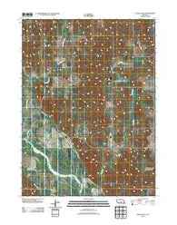Arcadia East Nebraska Historical topographic map, 1:24000 scale, 7.5 X 7.5 Minute, Year 2011