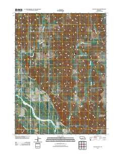 Arcadia East Nebraska Historical topographic map, 1:24000 scale, 7.5 X 7.5 Minute, Year 2011