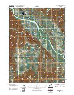 Arcadia West Nebraska Historical topographic map, 1:24000 scale, 7.5 X 7.5 Minute, Year 2011