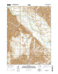 Arcadia West Nebraska Current topographic map, 1:24000 scale, 7.5 X 7.5 Minute, Year 2014