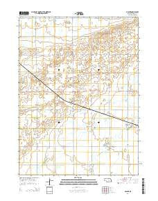 Archer Nebraska Current topographic map, 1:24000 scale, 7.5 X 7.5 Minute, Year 2014