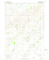 Archer Nebraska Historical topographic map, 1:24000 scale, 7.5 X 7.5 Minute, Year 1962