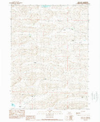 Argo Hill Nebraska Historical topographic map, 1:24000 scale, 7.5 X 7.5 Minute, Year 1989
