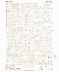 Argo Hill Nebraska Historical topographic map, 1:24000 scale, 7.5 X 7.5 Minute, Year 1989