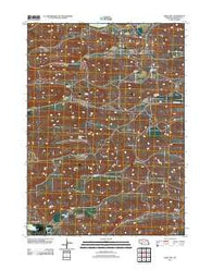 Argo Hill Nebraska Historical topographic map, 1:24000 scale, 7.5 X 7.5 Minute, Year 2011