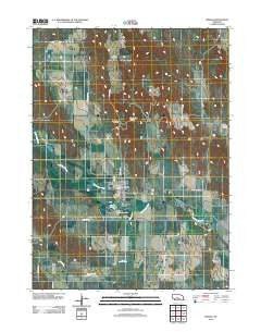 Arnold Nebraska Historical topographic map, 1:24000 scale, 7.5 X 7.5 Minute, Year 2011
