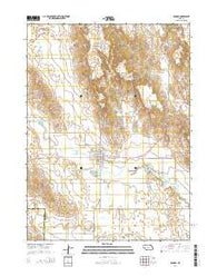 Arnold Nebraska Current topographic map, 1:24000 scale, 7.5 X 7.5 Minute, Year 2014