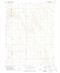 Arnold SW Nebraska Historical topographic map, 1:24000 scale, 7.5 X 7.5 Minute, Year 1972