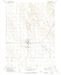 Arnold Nebraska Historical topographic map, 1:24000 scale, 7.5 X 7.5 Minute, Year 1972