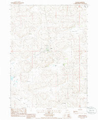 Arthur Nebraska Historical topographic map, 1:24000 scale, 7.5 X 7.5 Minute, Year 1985
