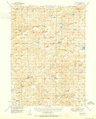 Arthur Nebraska Historical topographic map, 1:62500 scale, 15 X 15 Minute, Year 1950