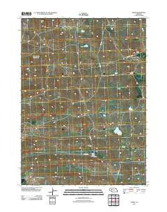 Ashby Nebraska Historical topographic map, 1:24000 scale, 7.5 X 7.5 Minute, Year 2011
