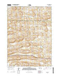 Ashby Nebraska Current topographic map, 1:24000 scale, 7.5 X 7.5 Minute, Year 2014