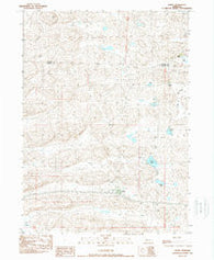 Ashby Nebraska Historical topographic map, 1:24000 scale, 7.5 X 7.5 Minute, Year 1989