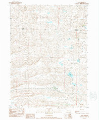 Ashby Nebraska Historical topographic map, 1:24000 scale, 7.5 X 7.5 Minute, Year 1989