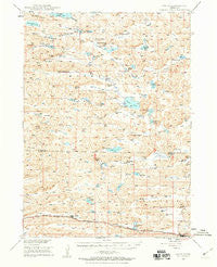 Ashby Nebraska Historical topographic map, 1:62500 scale, 15 X 15 Minute, Year 1948